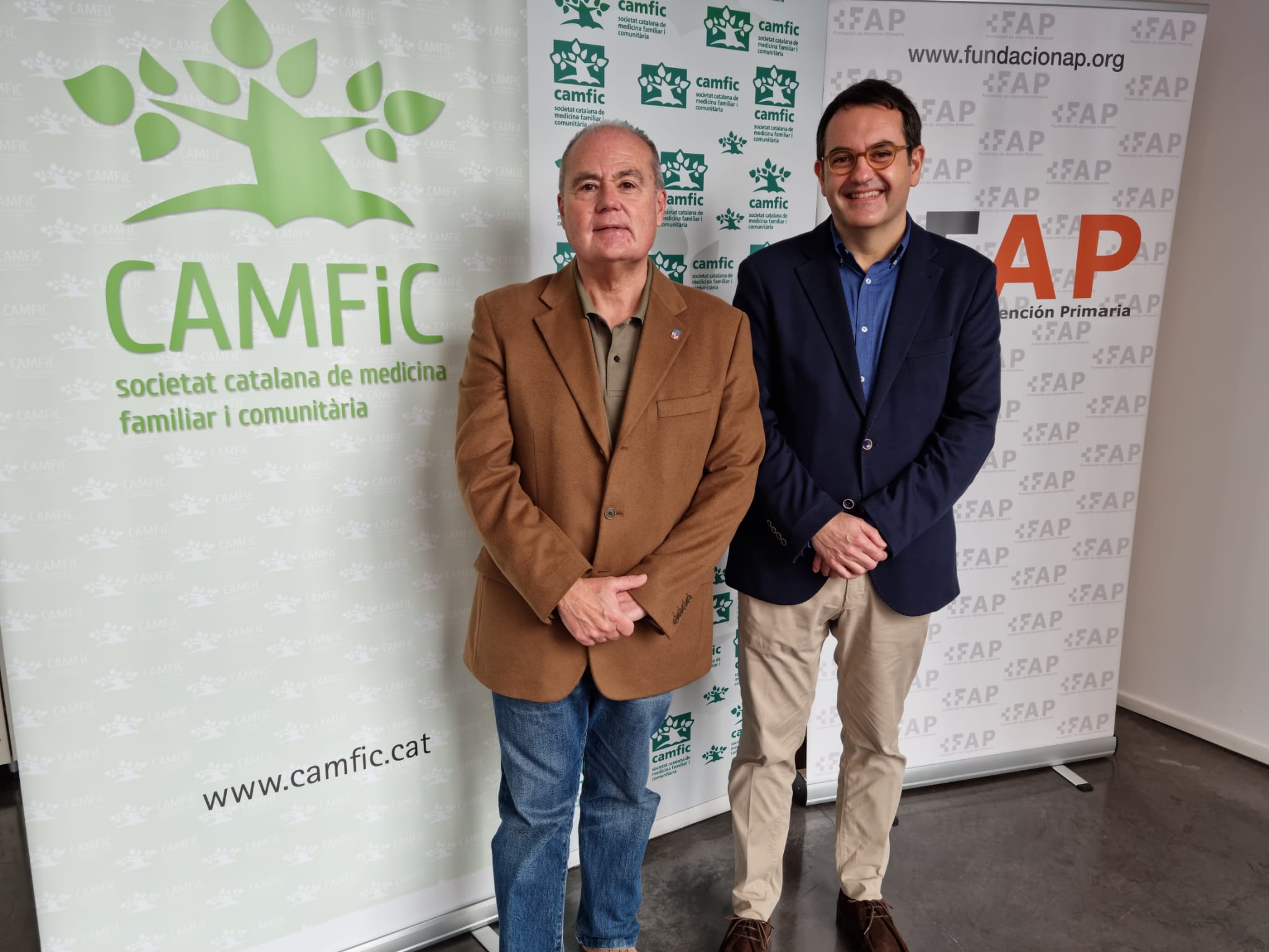 La Junta Directiva de la CAMFiC nomena Soci d´Honor al Dr. Jaume Sellarès i Membre de Mèrit al Dr Antoni Trilla