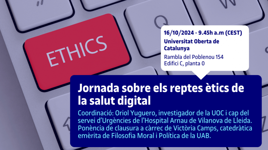 Jornada sobre els reptes ètics de la salut digital