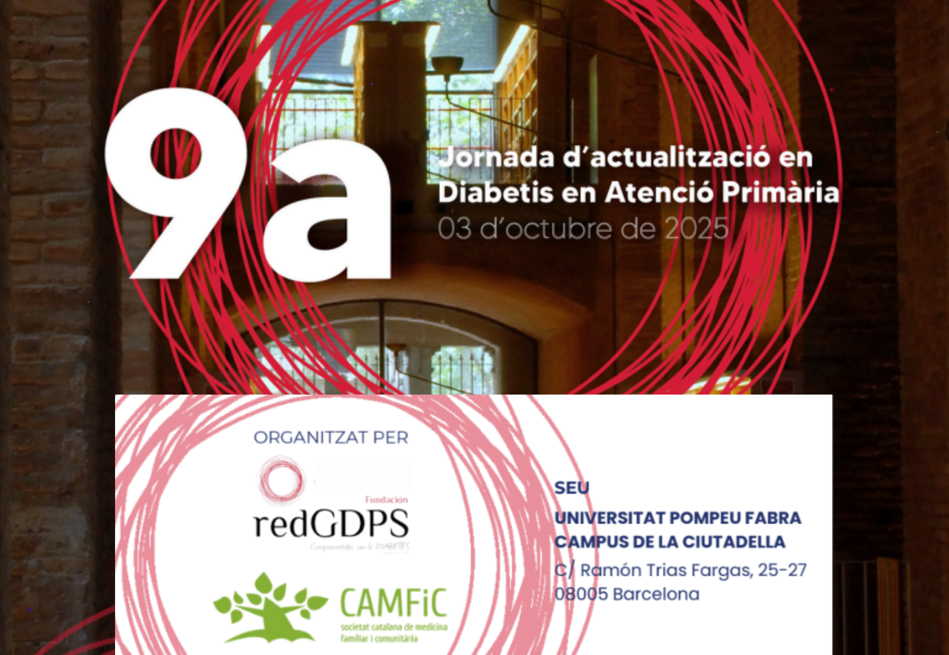 9ª Jornada d’Actualització en Diabetis en Atenció Primària. 3 d´octubre a Barcelona