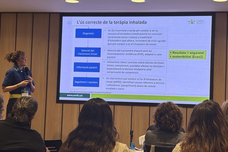 La CAMFiC aposta per una visió integradora i multidisciplinària de la teràpia inhalada