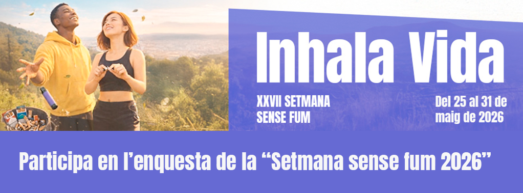 Participa en l’enquesta de la “Setmana sense fum 2026”