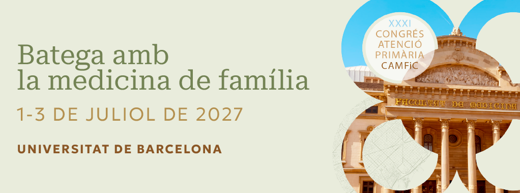 SAVE THE DATE: XXXI Congrés d´Atenció Primària de la CAMFiC